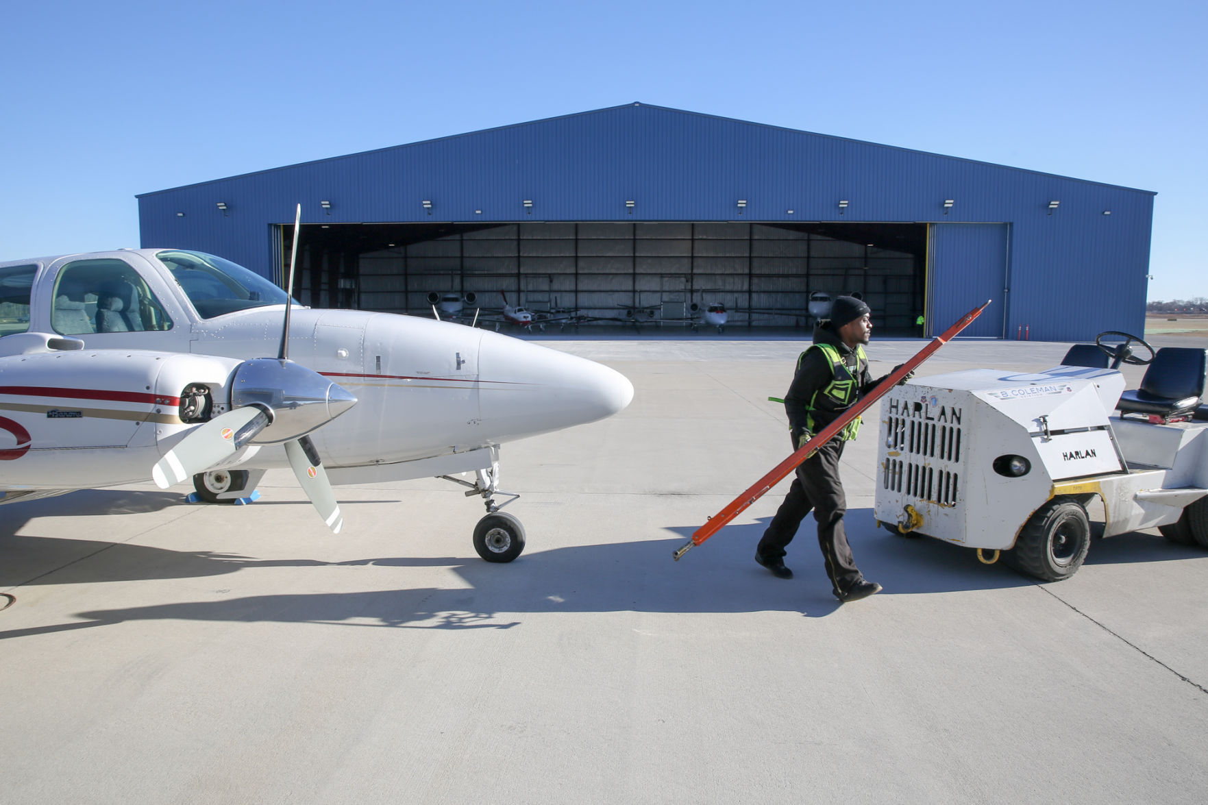 Gary Airport Tenant B. Coleman Opens New Hangar | Northwest Indiana ...