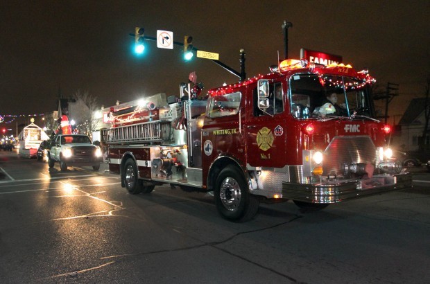 Whiting rings in the season with annual Christmas parade