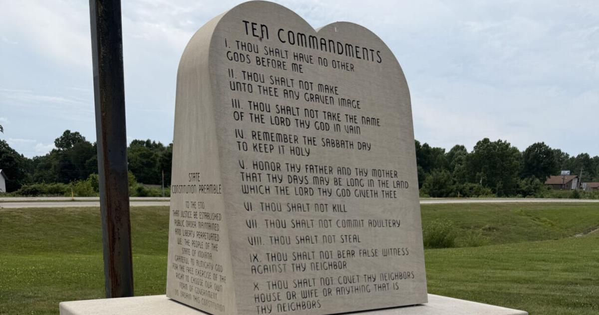 Ten Commandments at the Statehouse? Indiana officials, ACLU face off over exiled monument