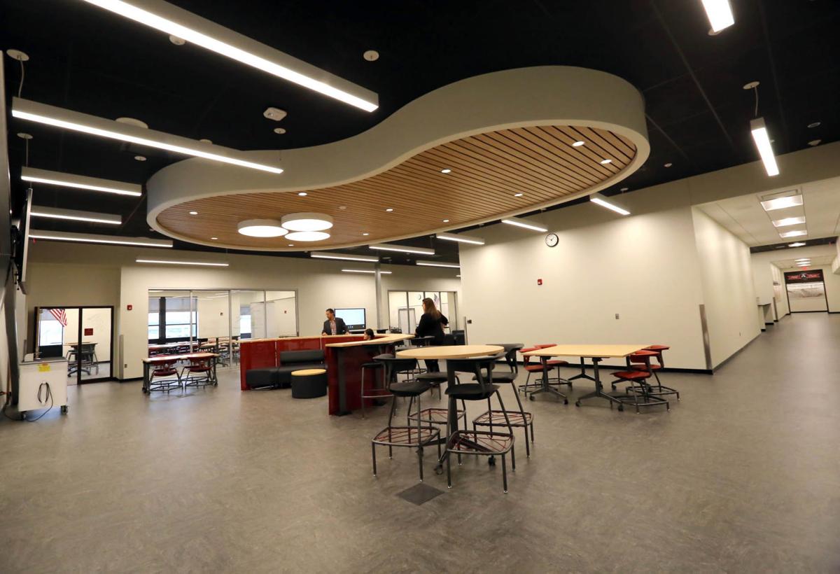 Portage High School marks halfway completion of west building