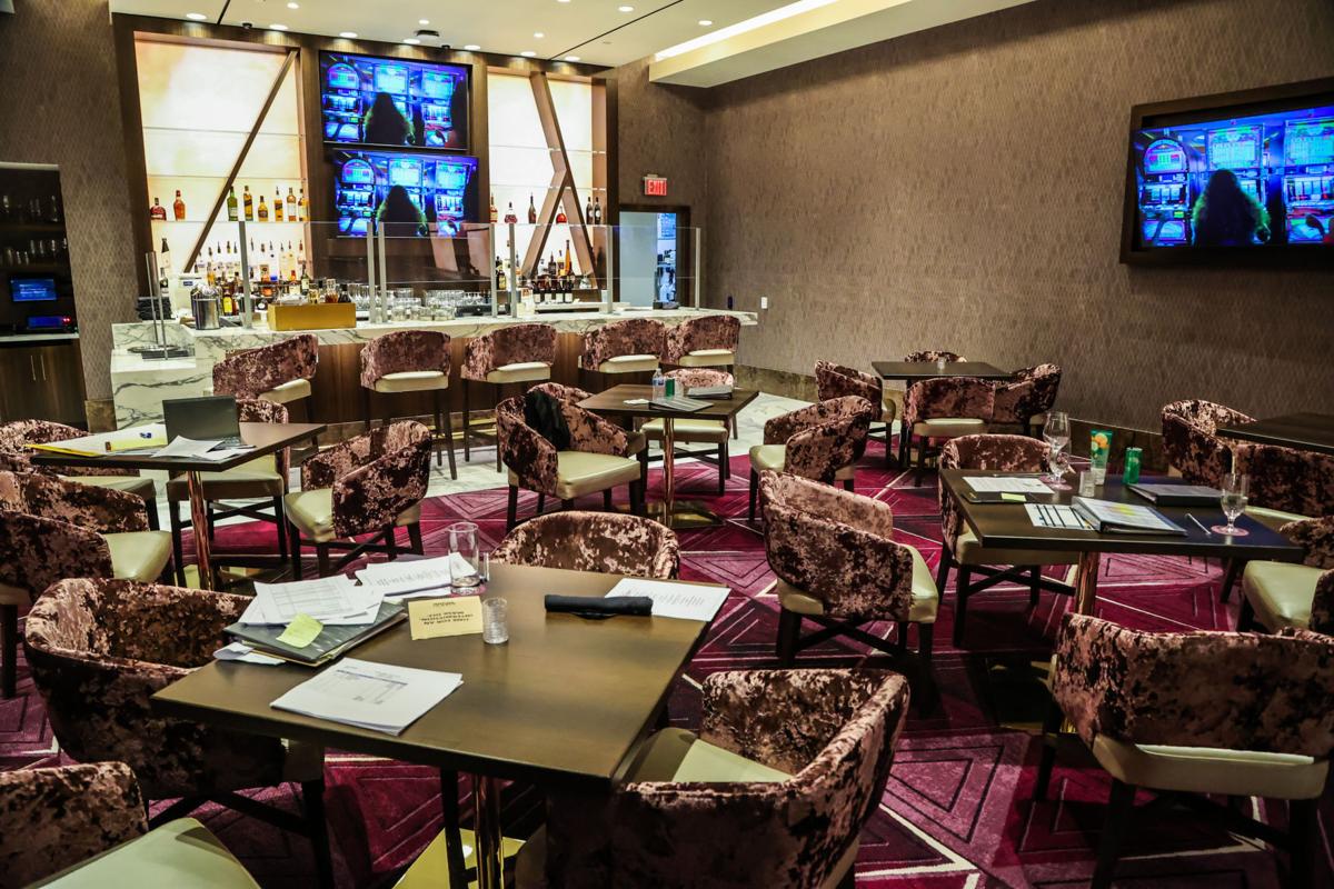 Hard Rock Casino President Matt Schuffert gves guided tour