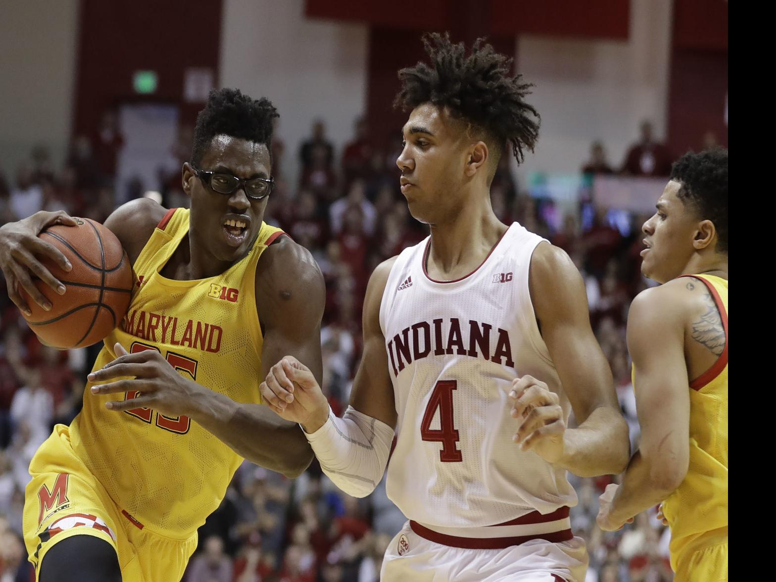 No 17 Maryland Scores Final 7 Points To Win At Indiana Indiana