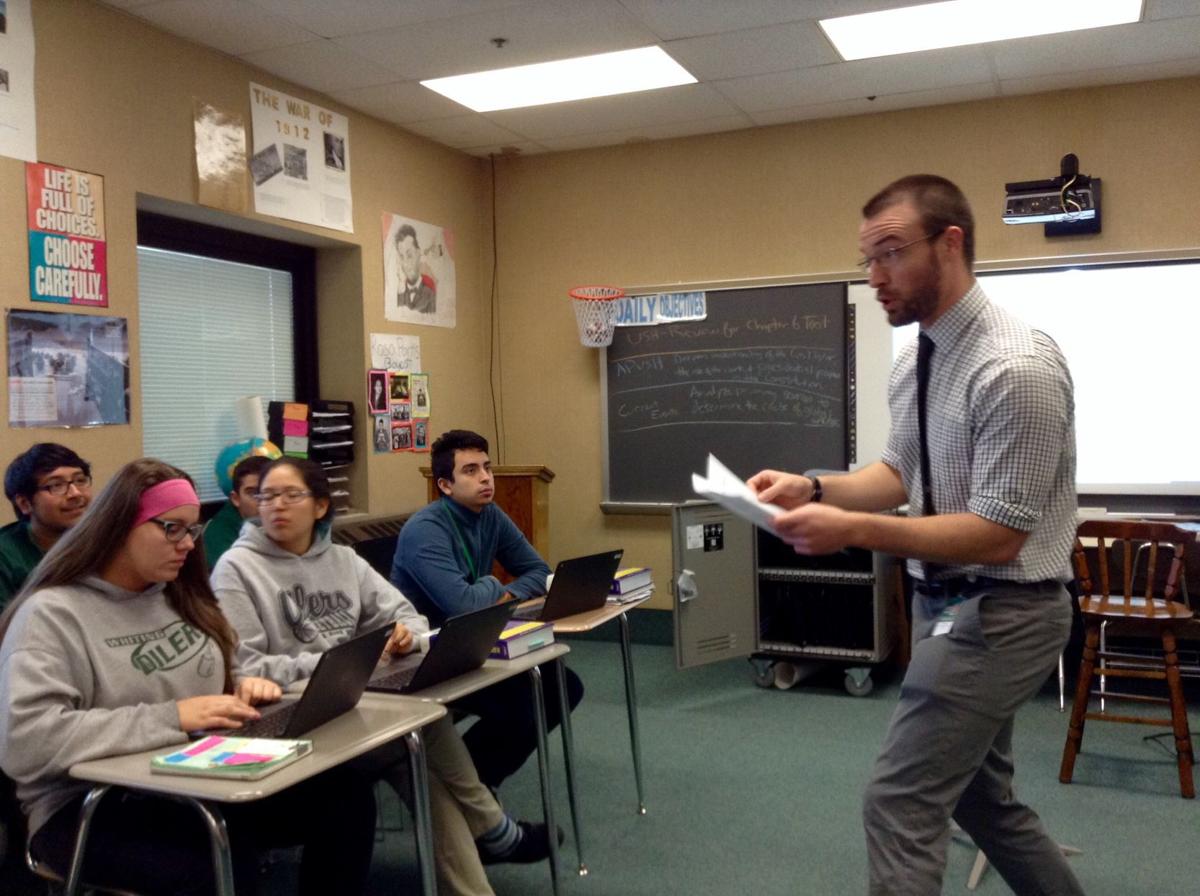 Whiting students examine Abe Lincoln, Civil War period Making The