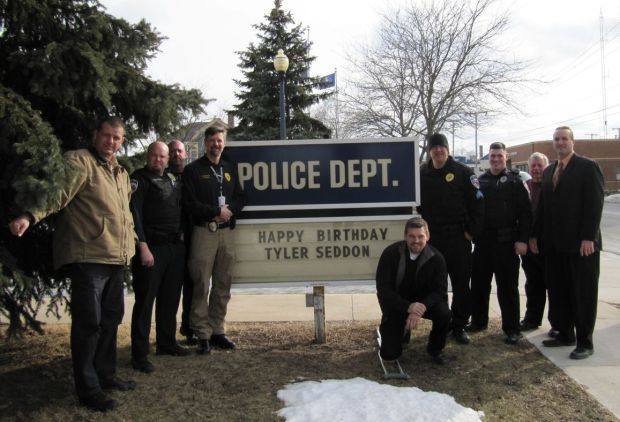 Crown Point cops help brighten birthday for boy battling cancer | Crown