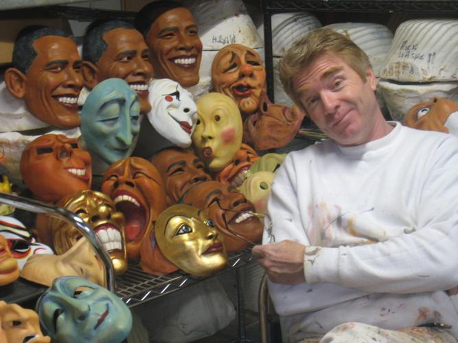 Mask artist taps into his creativity, the liberty of being someone else