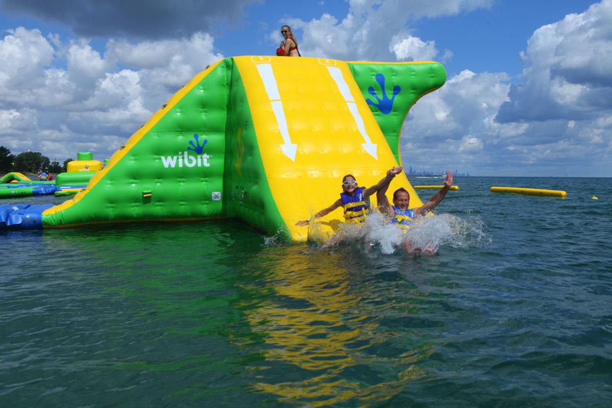 Floating WhoaZone water park to reopen on Lake Michigan on June 23