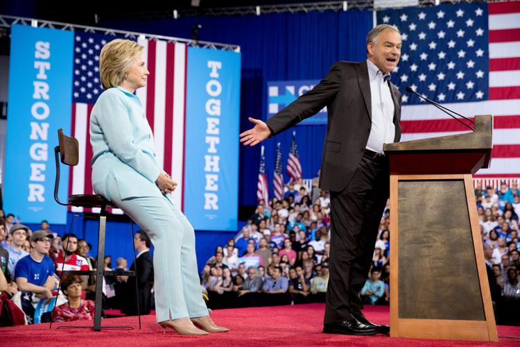 Hillary Clinton, Tim Kaine