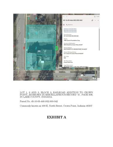 NOTICE OF DISPOSAL OF REAL PROPERTY