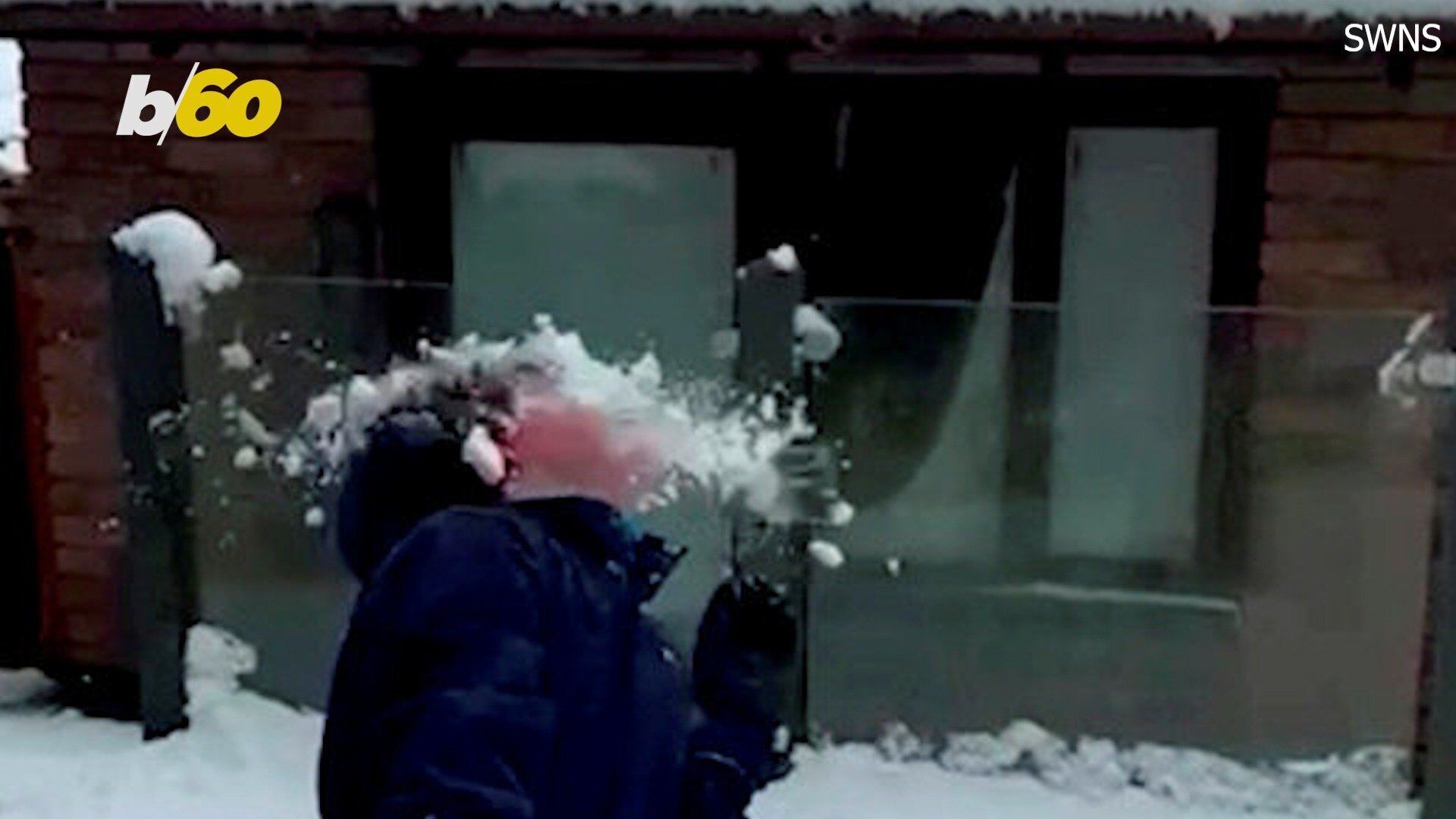 Hilarious video shows a kid knocking himself out with his own snowball