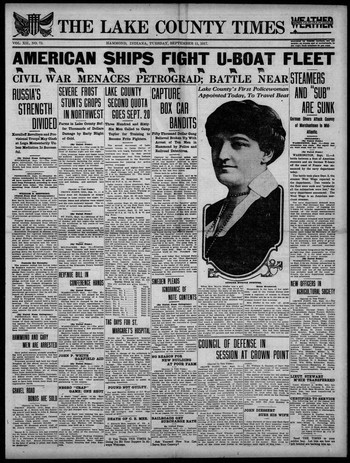 Sept. 11, 1917: American Ships Fight U-Boat Fleet