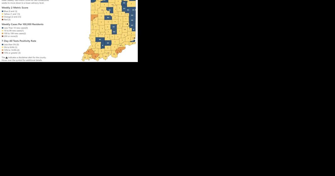 Statewide improvements continue as color-coded map makes major shift, COVID data shows - Vimarsana News