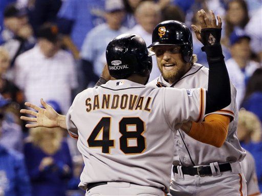 Bumgarner pitches four-hitter as San Francisco shuts out Kansas City, 5-0