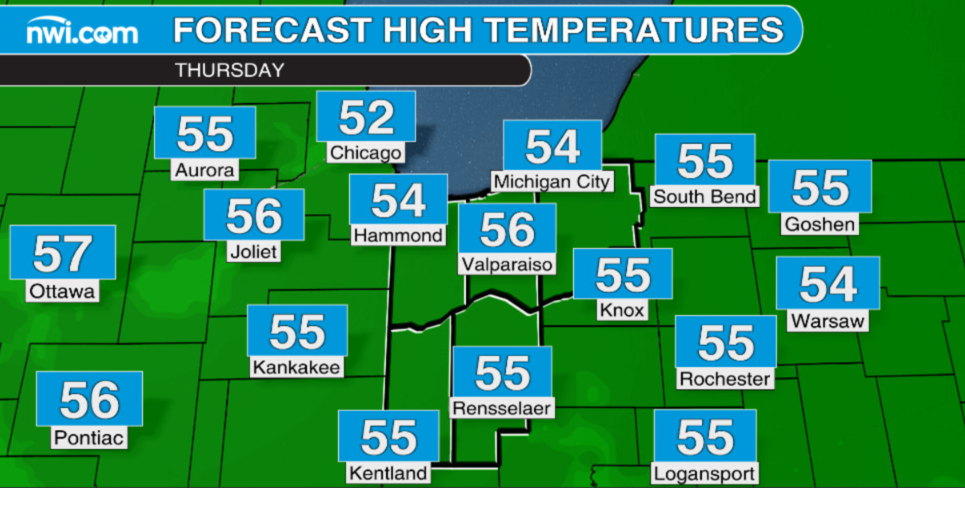 Chilly Thursday across the Region. When will rain return?