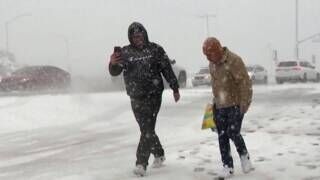 Winter storm brings heavy rain, rare snow to parts of California