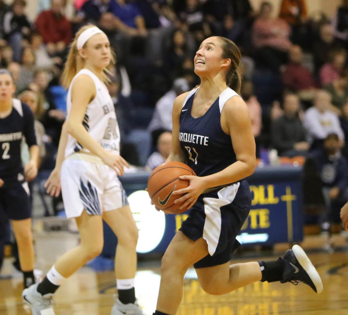 Girls Basketball Marquette Catholic Hands Bishop Noll First Loss