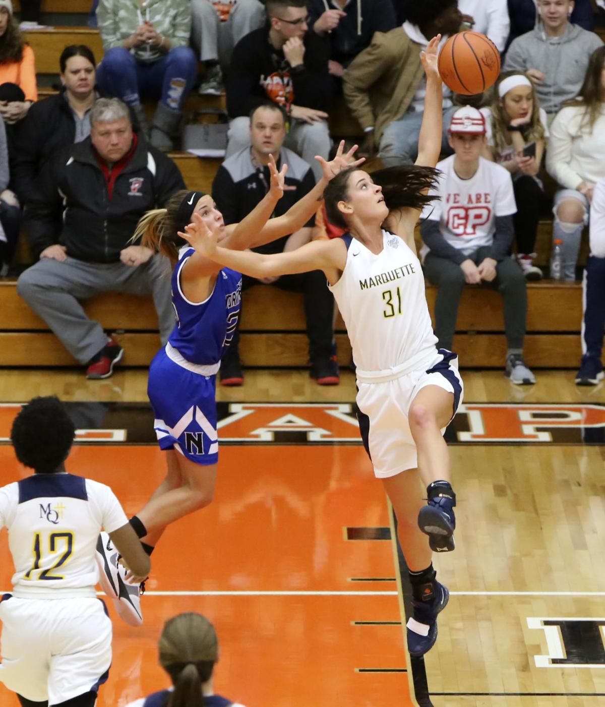 Girls Basketball Sophia Nolan Lifts Marquette Catholic To Second