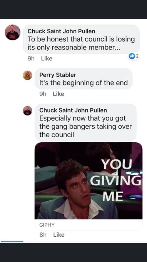 Gang banger Facebook post