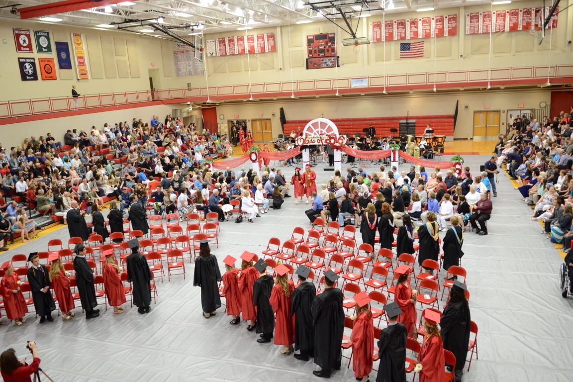 Hebron graduates told, 'No one is too good for the help of others