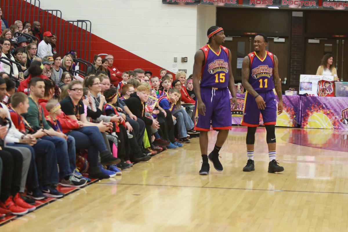 Gallery Wizards Exhibition Basketball Team Plays At Portage High