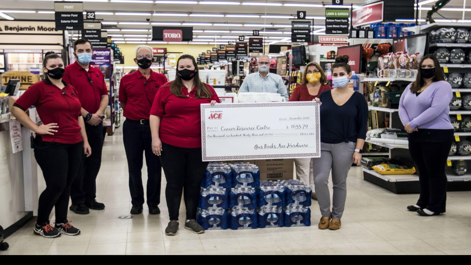 Gus Bock's Ace Hardware raises funds for Cancer Resource Centre in Munster