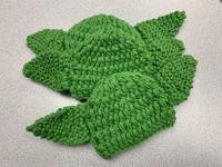 Babies don Baby Yoda caps at Franciscan Health hospitals