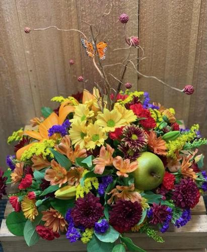 Natural accents joining the traditions of the Thanksgiving centerpiece