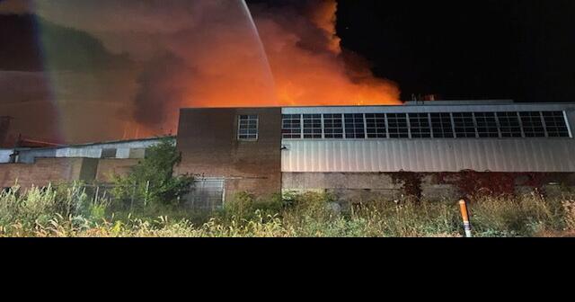Manufacturing business heavily damaged by fire