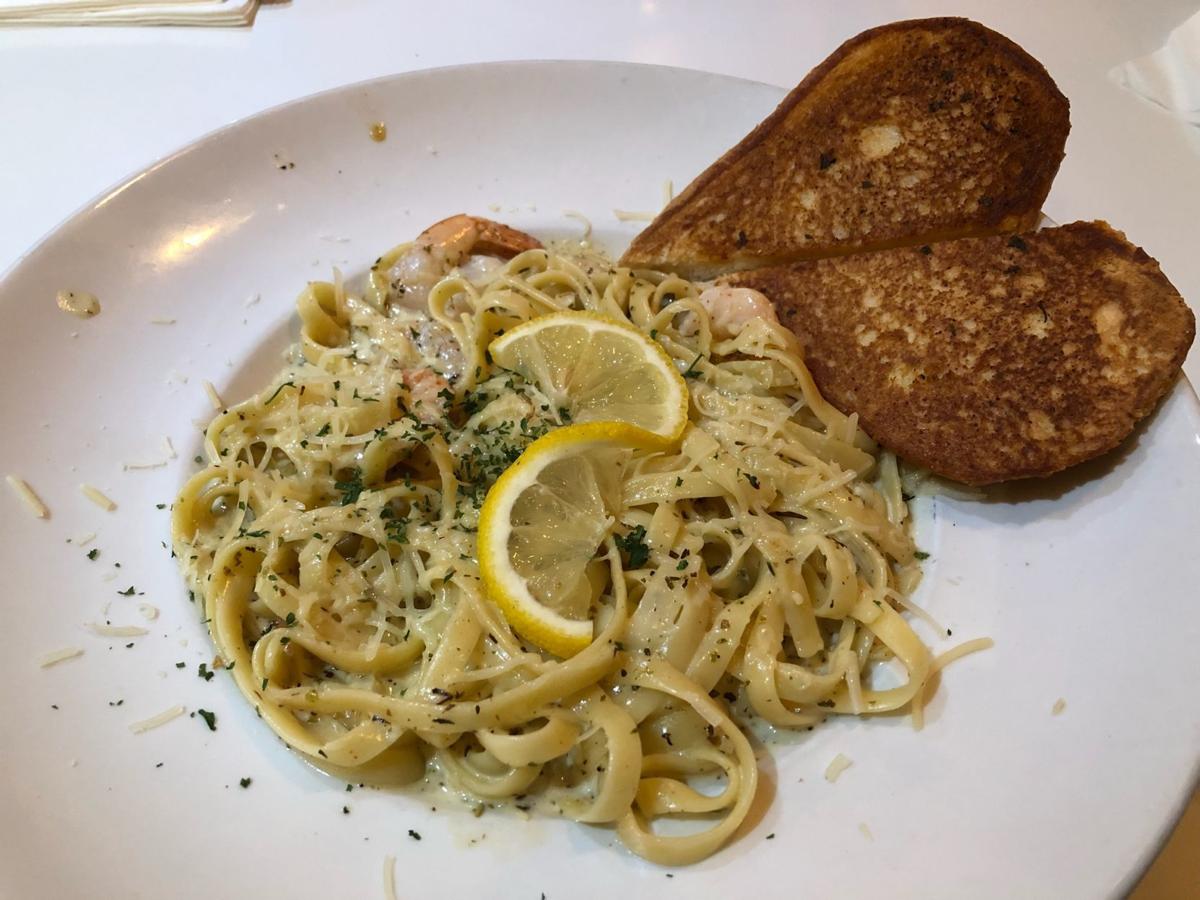 Lemon Herb Shrimp with Fettuccine