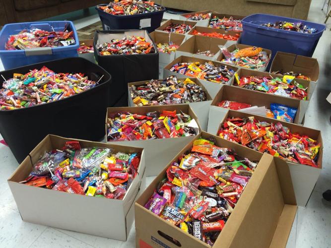 Portage students donate Halloween candy to troops overseas