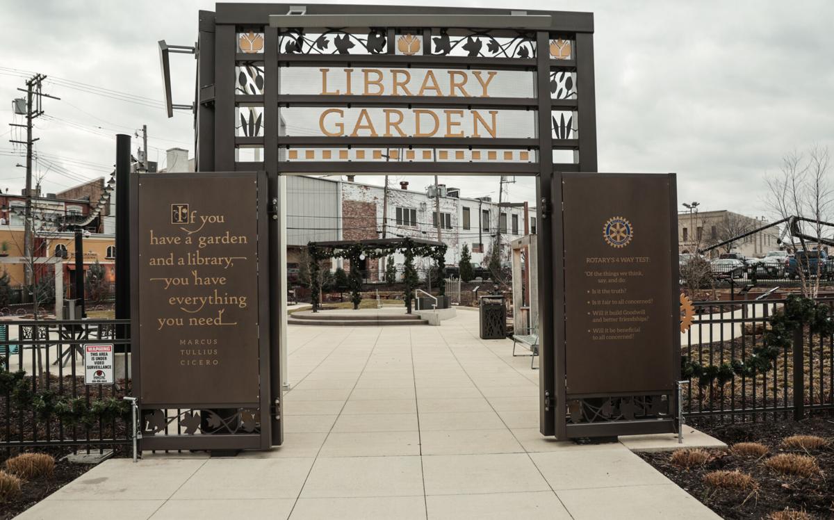 Library Garden is a park located across from the Valparaiso Public Library.