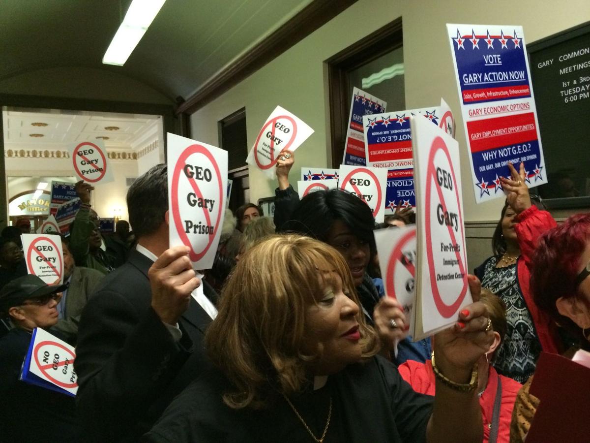 Protesters, supporters come out for GEO meeting