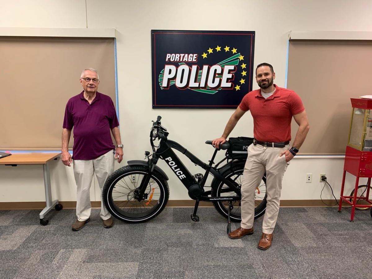 Police to pedal through Portage in enhanced patrols; gifted with second