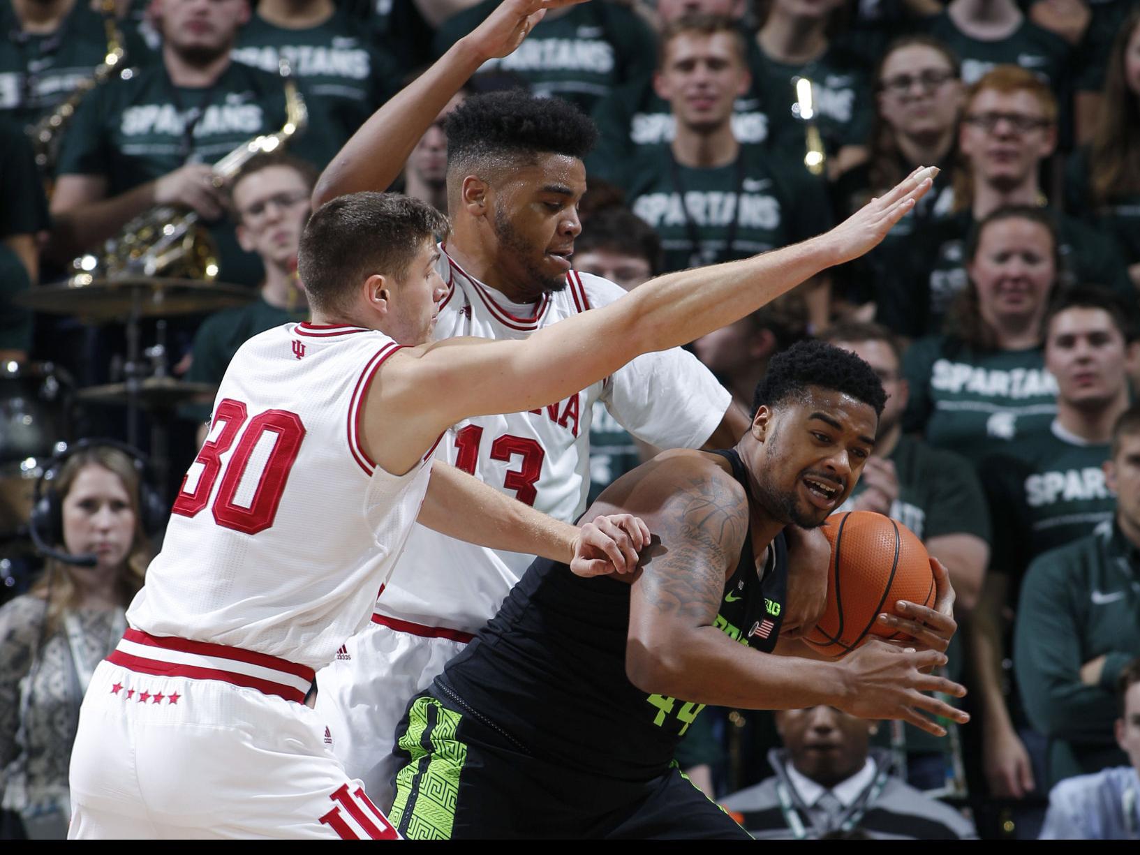 No 9 Michigan State Bounces Back And Routs Indiana Indiana