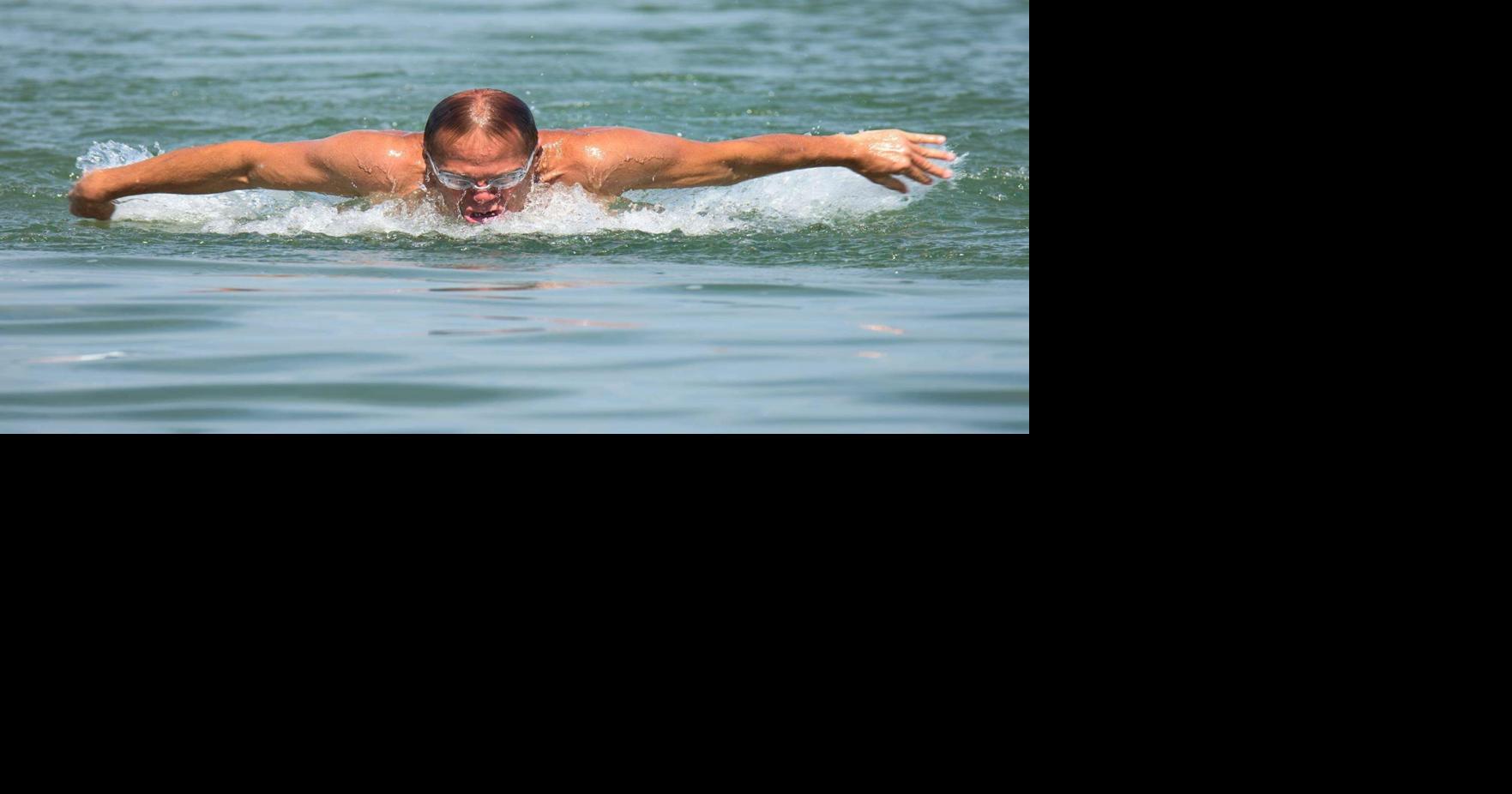 Chesterton man attempting recordbreaking swim