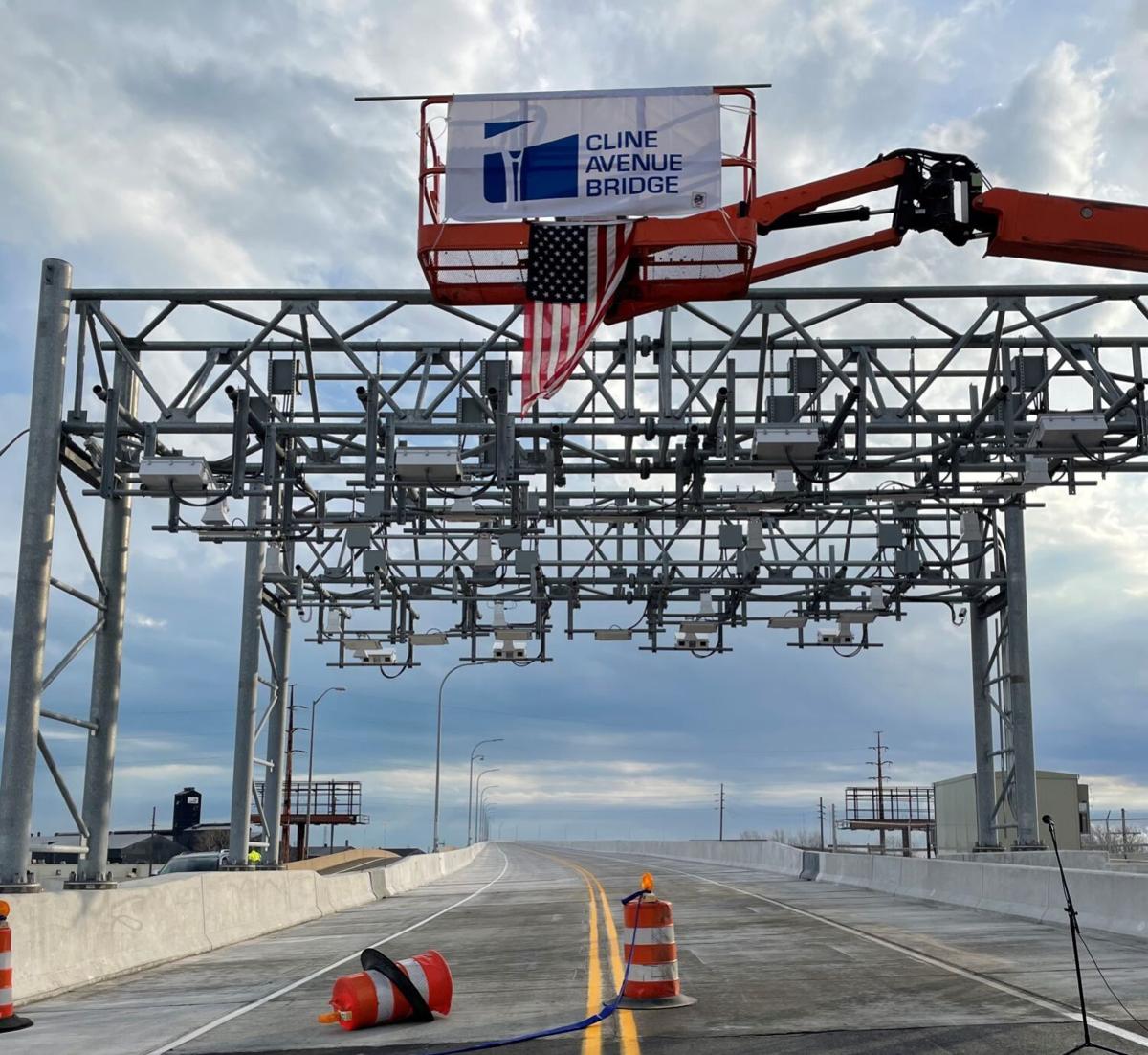 WATCH NOW New Cline Avenue Bridge open to traffic Northwest Indiana