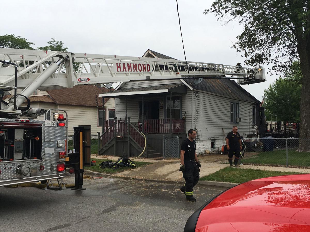 Four people displaced after fire damages Hammond home Lake County