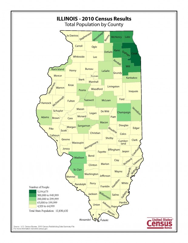 Illinois census numbers show declines in several south suburban communities