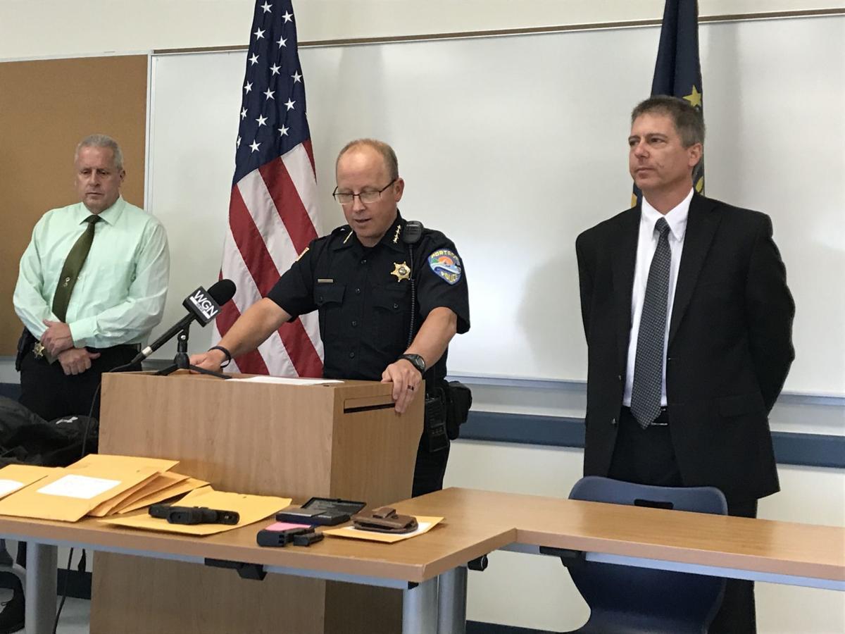 Portage police announce arrests of three in string of breakins