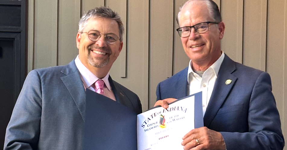 American Community Bank CEO receives Sagamore of the Wabash