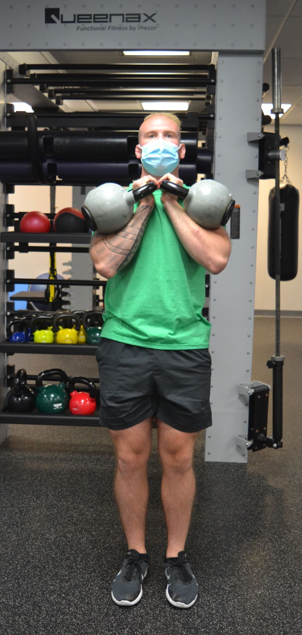 THIS WEEK'S EXERCISE Kettlebell overhead press Fitness