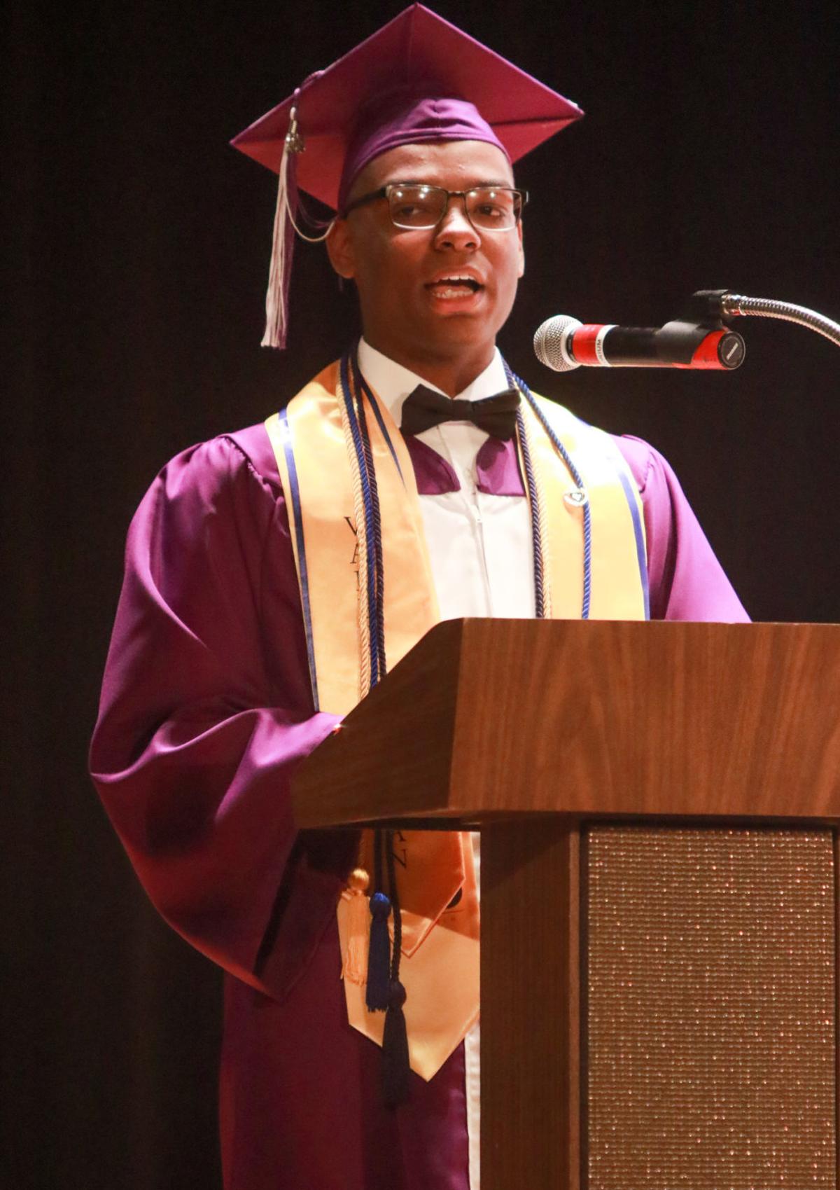 Hammond's first male African American valedictorian encourages