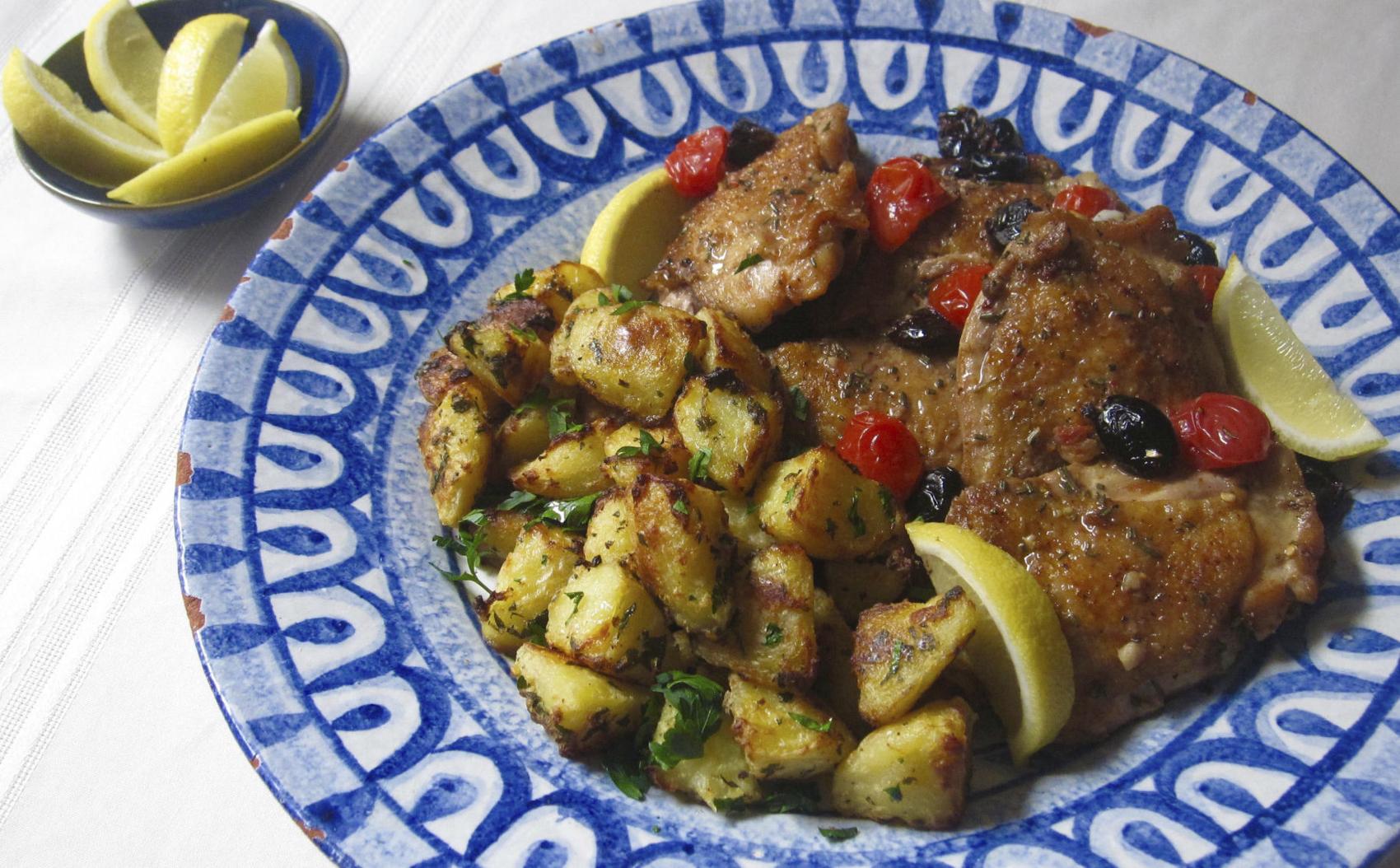 Greek Style Roasted Lemon Potatoes are a delicious side dish | Eat