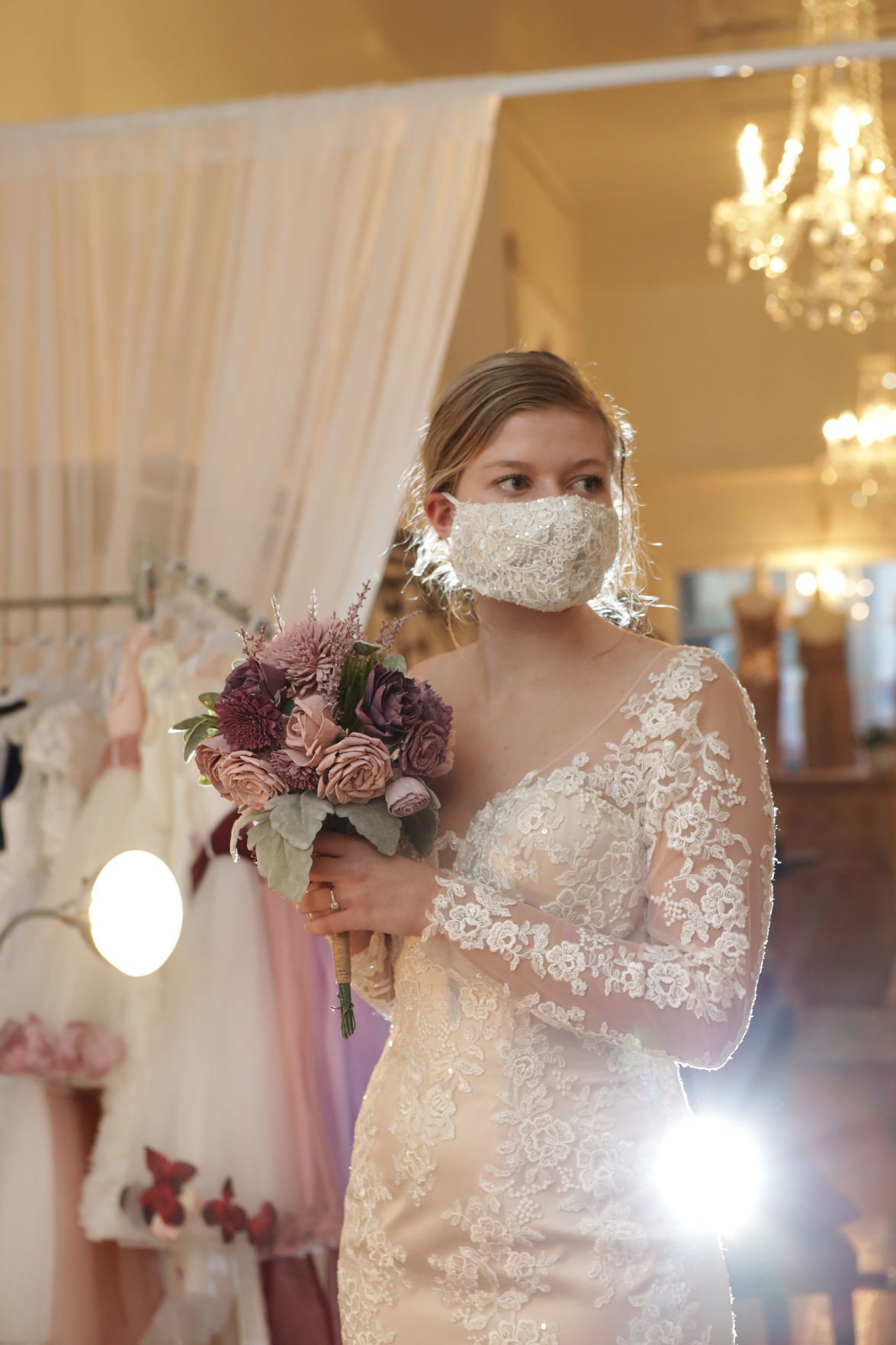 One thing the pandemic hasn't changed is brides' desire for that special dress