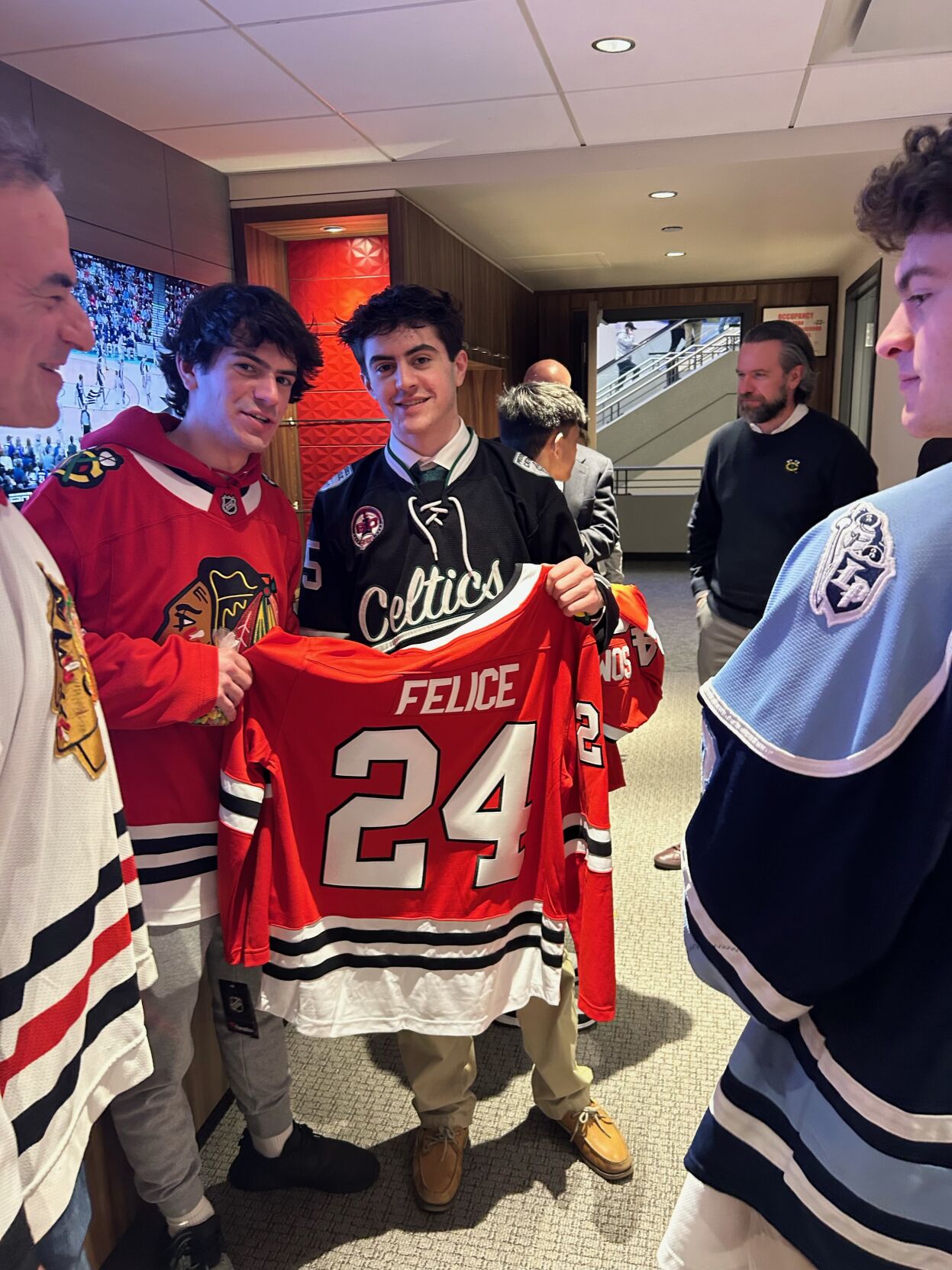 Blackhawks Alumni award  Providence senior  scholarship as he heads to Bradle