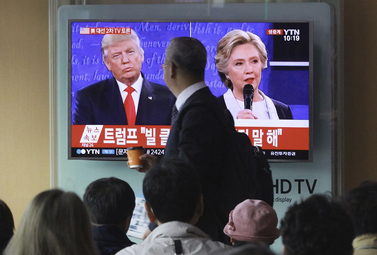South Korea US Campaign 2016 Debate World Reactions