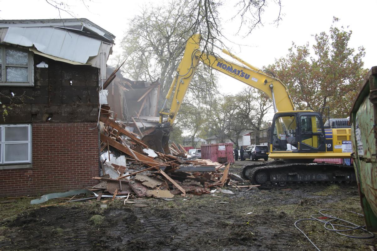 Gary housing demolition