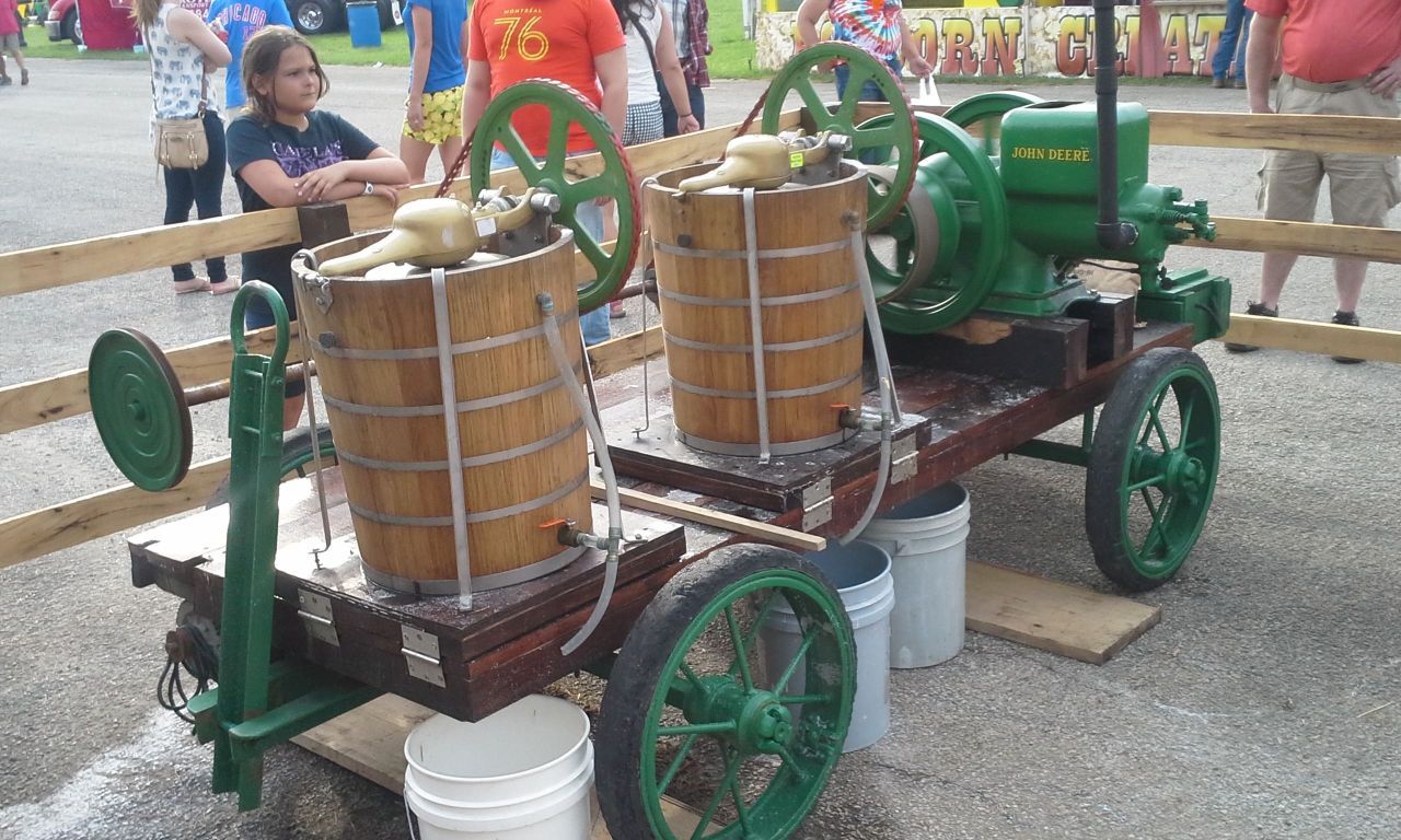 Homemade ice cream served up at LaPorte County Fair