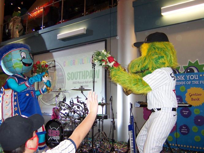 PHOTO GALLERY: Sox mascot makes surprise appearance to help open
