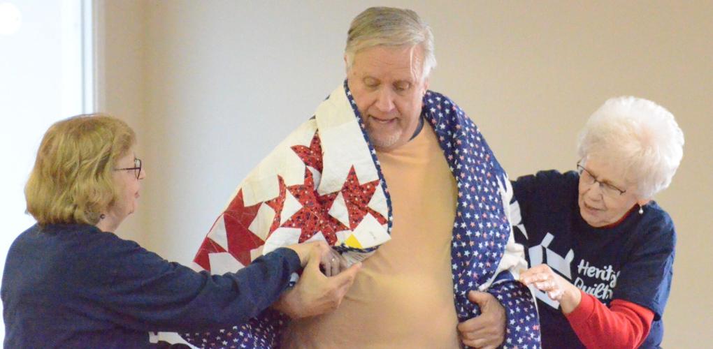 Lockport quilters guild wraps veterans in handmade tributes, warmth