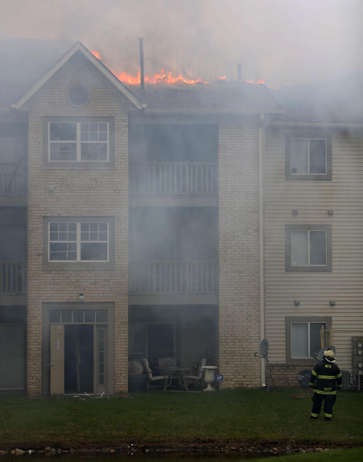 Displaced residents frustrated after fire at Merrillville complex